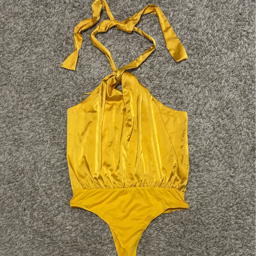 Blue Blush Yellow Bodysuit
